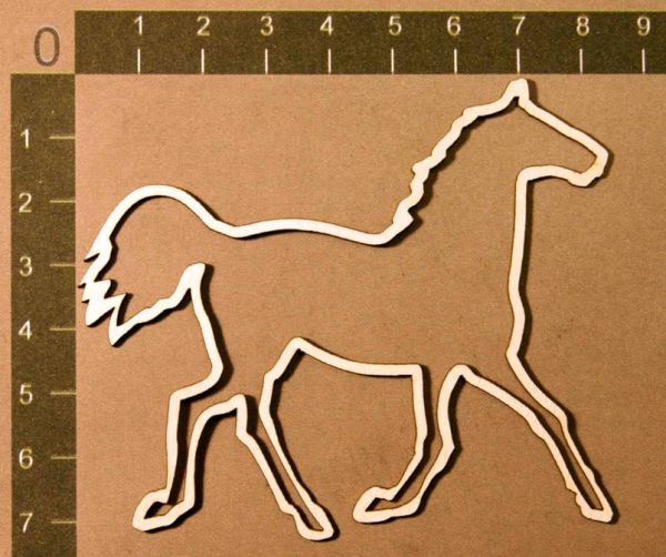 Фигурка из чипборда "Лошадь" СИЛУЭТ, 1 шт. (byMamaYaga)