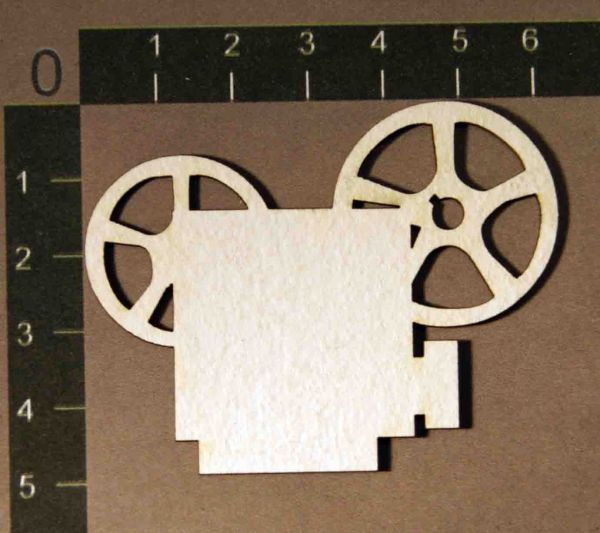 Фигура из чипборда "Кинокамера" (By Mama Yaga, Россия)