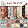 Набор бумаги из коллекции "Sugar and Spice", 10 листов (Скрапмир, Украина) 