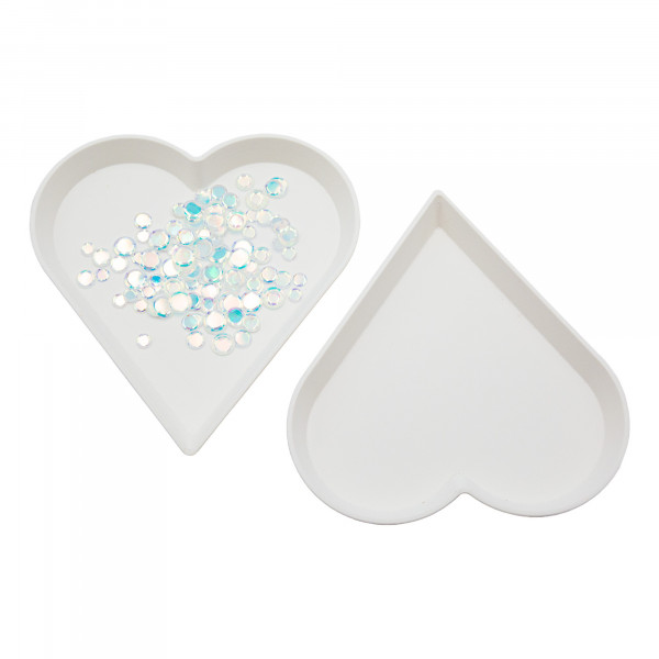 Тарелочка для мелочей "Сердце", пластик, цвет по выбору (Яна Седышева, Россия)