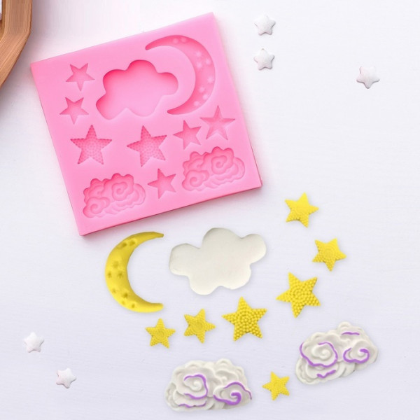 Молд для творчества "Ночь", пищевой силикон (Артузор)