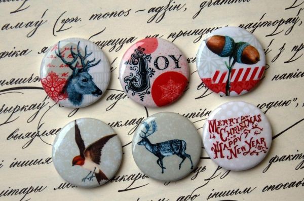Набор фишек "Red Christmas - Олени", 6 штук