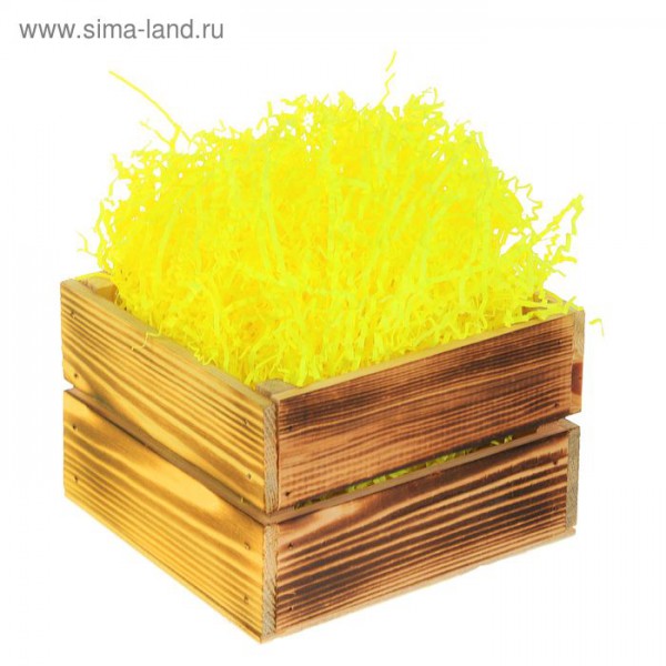 Наполнитель бумажный, цвет Желтый неон, 100 гр.  