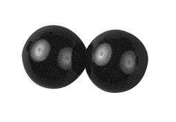 Глаза пластиковые (животного) круглые черные,  D=10 мм, 10 шт. (Rayher)