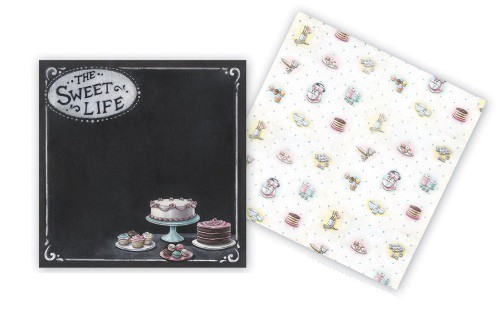 NEW! Бумага из коллекции Sweet Life "Sweet Life" (Melissa Frances)