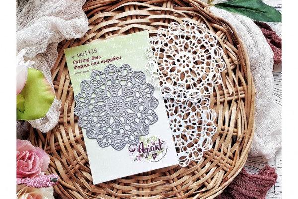 Нож для вырубки "Салфетка Нежность" (Agiart, Россия)   