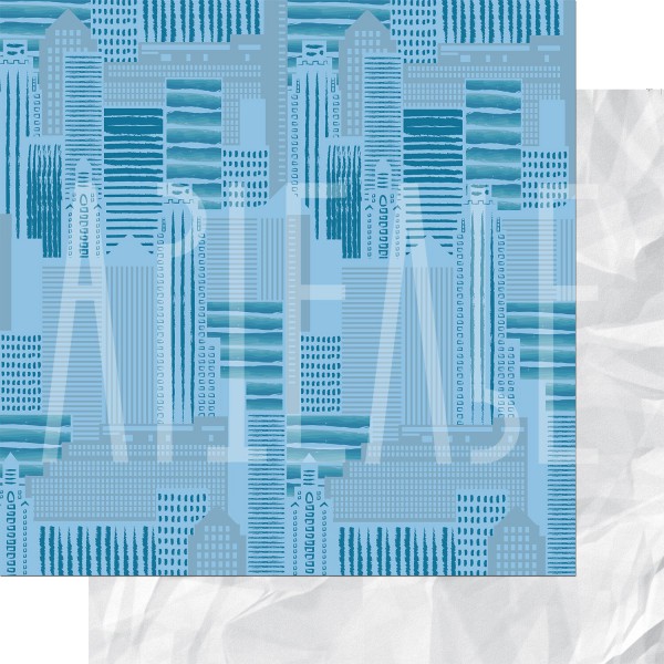 Бумага "Гулять по крышам" из коллекции ФОНОteka II (Артелье, Россия)  