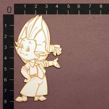 Фигура из чипборда с лазерной гравировкой "Незнайка" из коллекции Мультяшные герои (byMamaYaga)