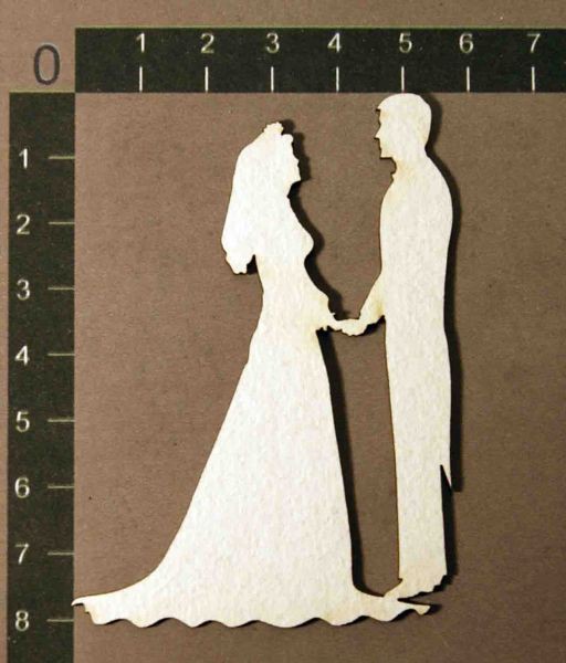 Фигурка из чипборда "Молодожены" (byMamaYaga) 