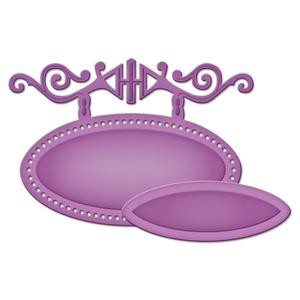 Ножи для вырубки "Узорные таблички-3, 2 штуки (Spellbinders)   