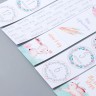 Набор полос с карточками из коллекции "Sweet bunny" АНГЛ+РУС (Фабрика декору, Украина)