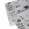 Бумага упаковочная тишью "Газета", 50*70 см, 1 лист (Артузор)