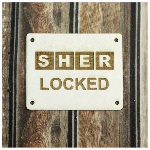 Фигурка из чипборда из коллекции "Шерлок Холмс" SHER LOCKED (Россия) 