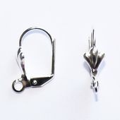 Швензы-ракушки PEGUIMAR (Испания), серебро, 1 ШТУКА (не пара!)