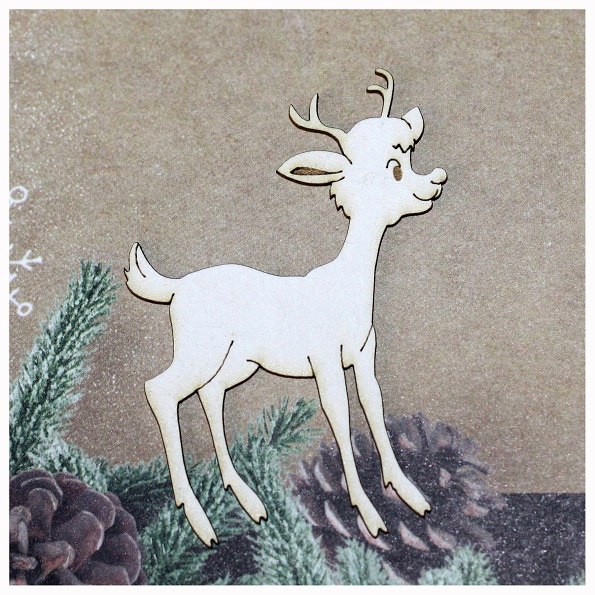 Фигура из чипборда "Оленёнок" (Россия)  