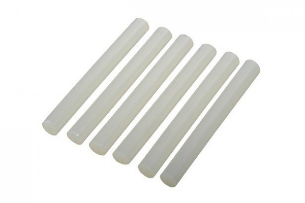 Набор клеевых стержней, D=7 мм, длина 10 см, 6 штук