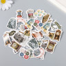 Набор декоративных бумажных наклеек "Портной", 46 штук (Китай)