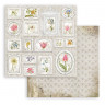 Набор бумаги 15*15 см из коллекции "Romantic Garden House", 10 листов (Stamperia) 