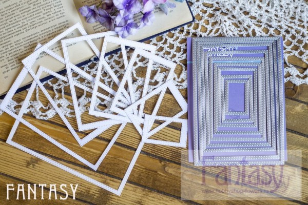 Суперхит! Набор ножей для вырубки из коллекции "Рамки" Прямоугольники (Fantasy, Россия)