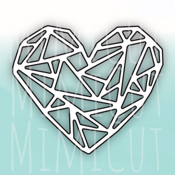 Нож для вырубки "Геометрия любви" (MiMiCut, Россия) 