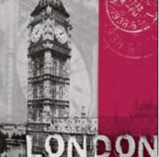 Салфетка 33*33 см "Открытка-Лондон", 1 штука (Jet Papier)