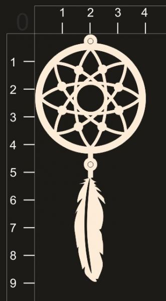 Фигура из чипборда "Ловец снов" #1 (By Mama Yaga, Россия)  