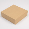 Складная коробка с крышкой, цвет Крафт, 26*26*8 см (АртУзор)