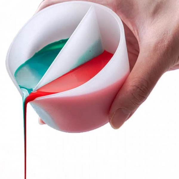 Стаканчик силиконовый для Флюид Арт, 2 секции (АртУзор)