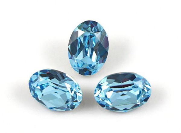 Овал Swarovski 4120 18х13 Aqamarine (202), 1 шт.