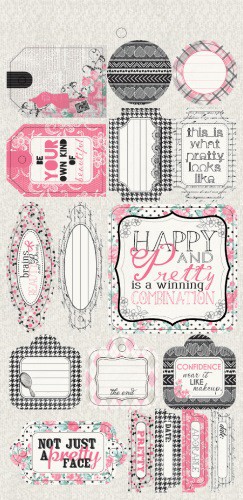 Вырубки из кардстока из коллекции Classique-Pretty "Components" (Authentique)   