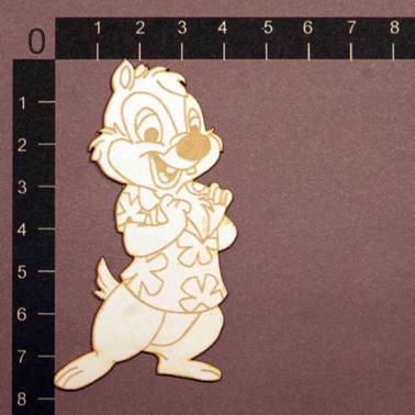 Фигура из чипборда с лазерной гравировкой "Дейл" из коллекции Мультяшные герои (byMamaYaga)  