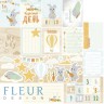 Набор бумаги из коллекции В облаках, 12 листов (Fleur Design)