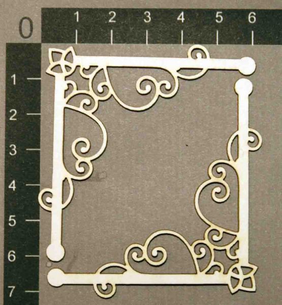 Набор фигурок из чипборда "Уголки3", 2 штуки (By Mama Yaga, Россия)   