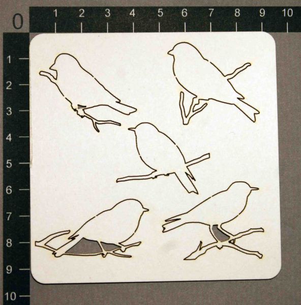 Набор чипборда "Птички" (By Mama Yaga, Россия)