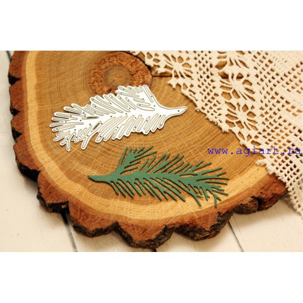 Нож для вырубки "Веточка сосны" (Agiart, Россия)