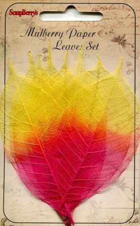 Скелетированные листья, банановое дерево, цвет желто-розовые, 8 штук