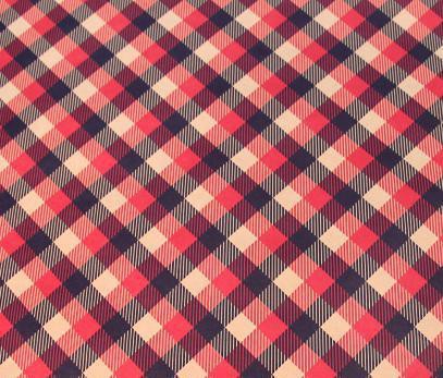 Бумага упаковочная крафт "Морской тартан", 1 лист 70*100 см