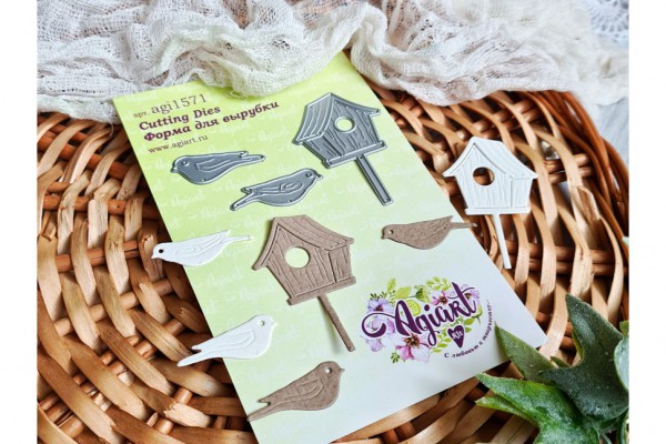 Набор ножей для вырубки "Весенний скворечник" (Agiart, Россия) 