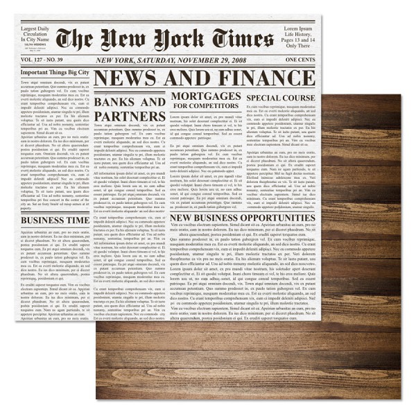 Бумага из коллекции "Мужчина на миллион" Свежая пресса (ScrapMania)