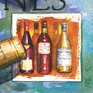 Салфетка 33*33 см из коллекции "Ланч каждый день" Коллекция вина, 1 штука (Maki) 