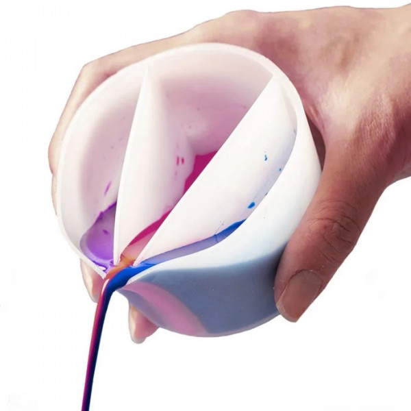 Стаканчик силиконовый для Флюид Арт, 3 секции (АртУзор)