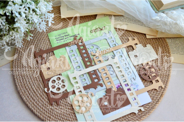 Нож для вырубки "Синематограф" (рамка для фото 7.5х10 см) (Agiart, Россия) 