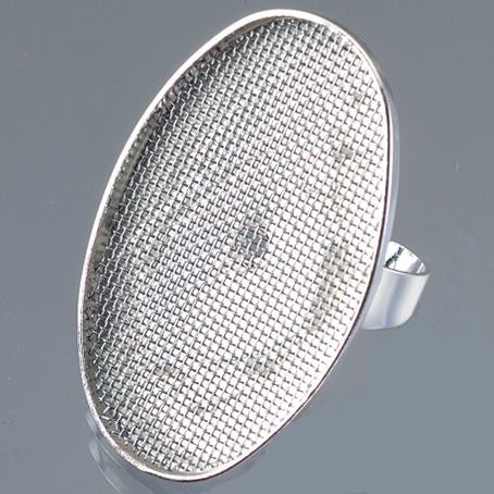 Заготовка для кольца, решетка-овал, (EFCO), 1 шт.