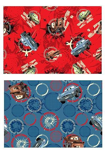 Бумага упаковочная двусторонняя "Тачки. Шпионская миссия", 1 лист 70*100 см