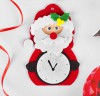 Набор для творчества "Создай елочное украшение из фетра: Дед Мороз с часами" 