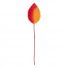 Декоративные элементы "Листья роз" 2,3*3,7 см, 12 штук, цвет по выбору (Mr.Painter)