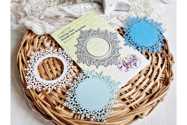 Ножи для вырубки рамки "Снежный вальс" (Agiart, Россия)