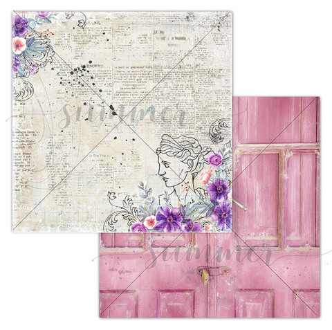 Бумага из коллекции "Amethyst" Shade of Garden (Summer Studio, Россия)  