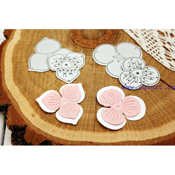 Набор ножей для вырубки "Набор цветов-первоцветов" (Agiart, Россия) 