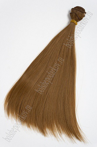 Трессы прямые "Premium", длина 27 см, ширина 100см, 1 шт., цвет Натуральный русый